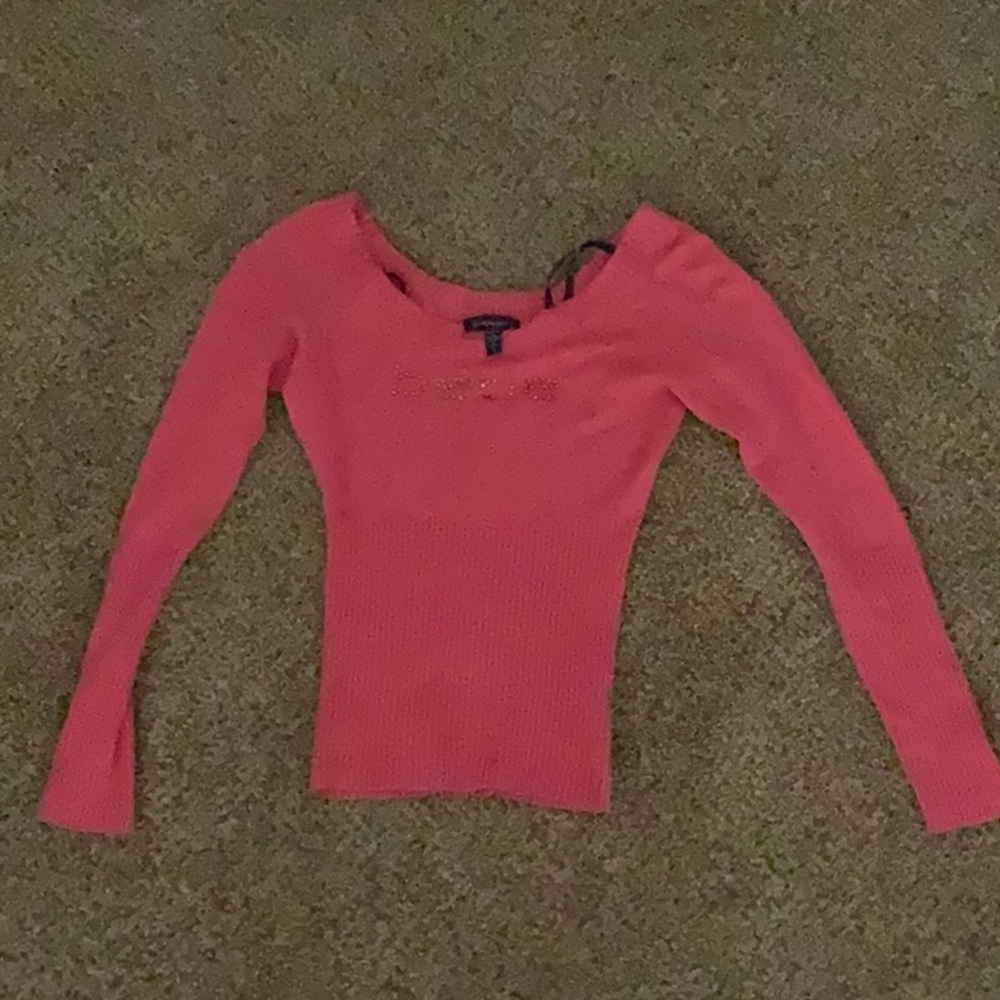 Bebe 3/4 sleeve Pink Shirt